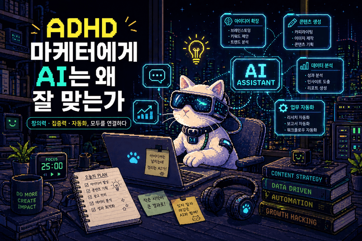 ADHD 마케터에게 AI는 왜 잘 맞는가