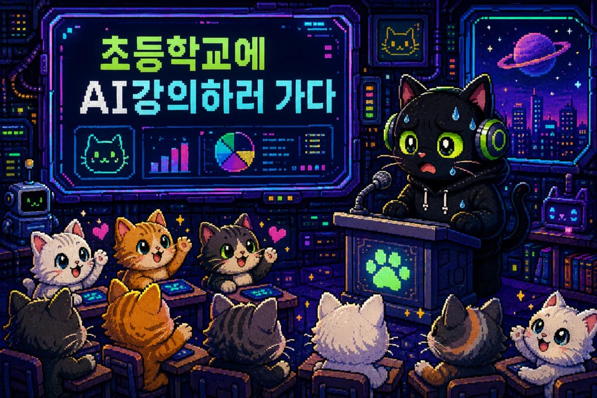 초등학생에게 보여줄 AI가 없어서, 도시를 지었다: 초6 AI 진로수업 후기
