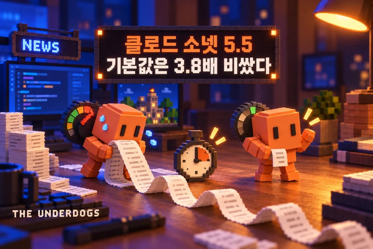 클로드 소넷 5.5 가격과 오퍼스 5.5 차이, API 기본값으로 돌리면 더 비싸요