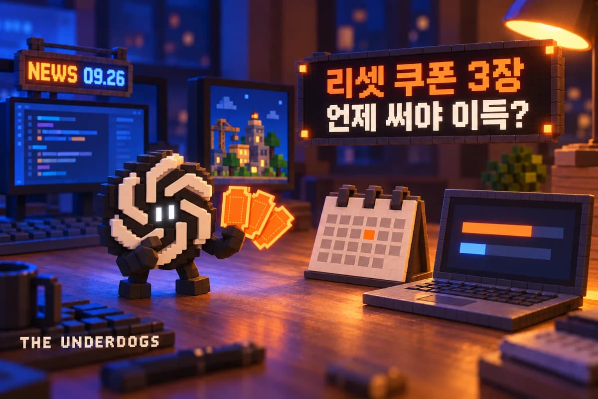 코덱스 리셋 쿠폰 어디 있고 언제 써야 이득일까, 9월 26일 전원 리셋까지