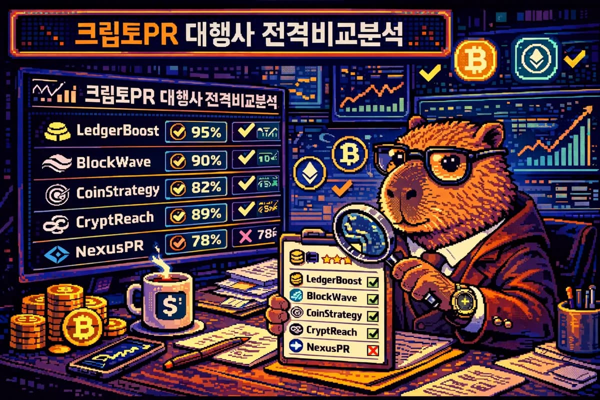 글로벌 크립토 PR, 어떤 에이전시가 맞을까