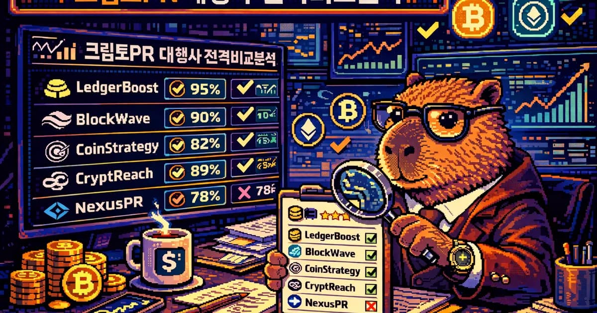 글로벌 크립토 PR, 어떤 에이전시가 맞을까