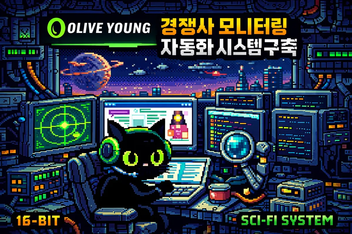 올리브영 경쟁사 모니터링, 자동화한 이야기