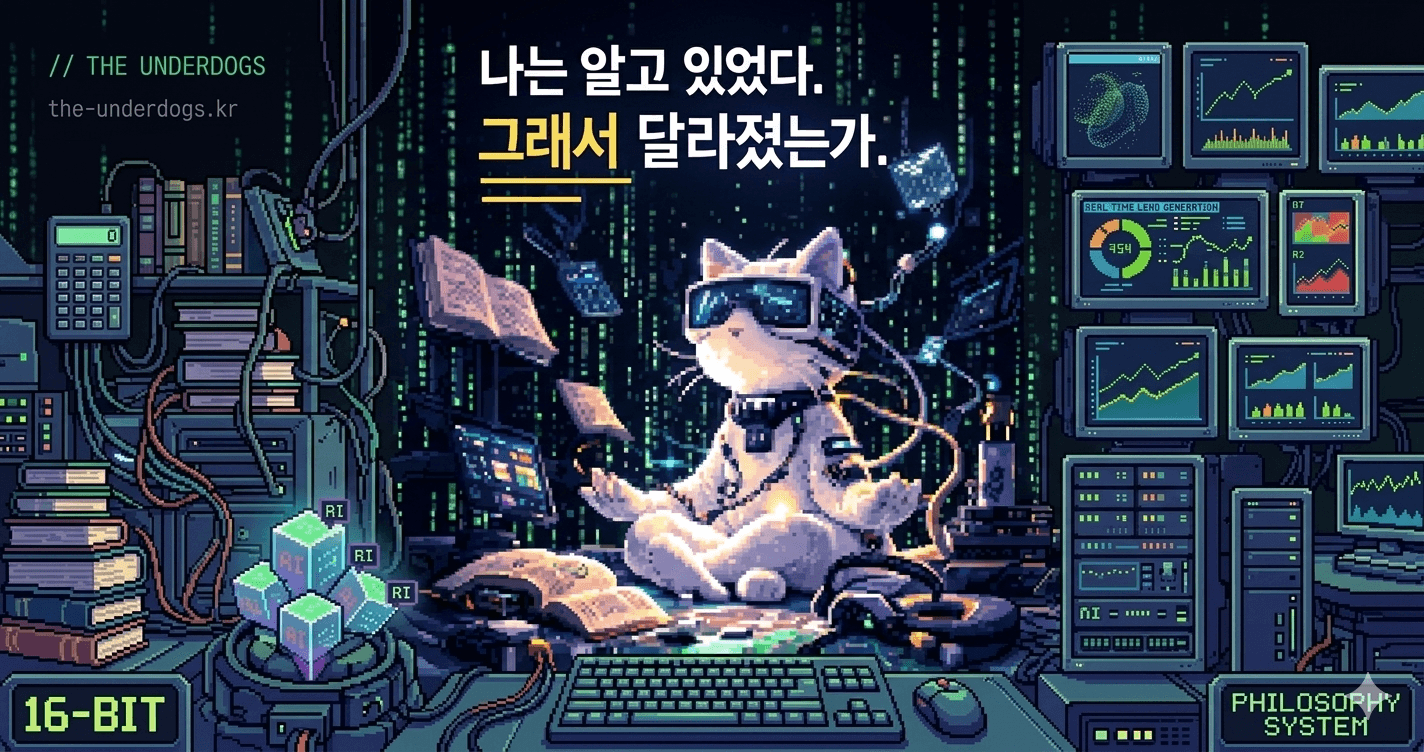 나는 알고 있었다. 그래서 달라졌는가.
