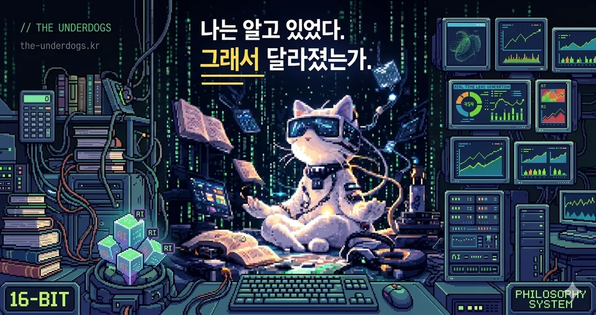 나는 알고 있었다. 그래서 달라졌는가.