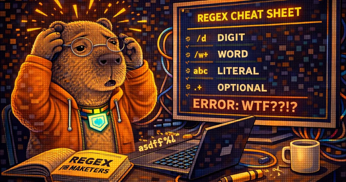 마케터가 정규표현식을 배운 이유